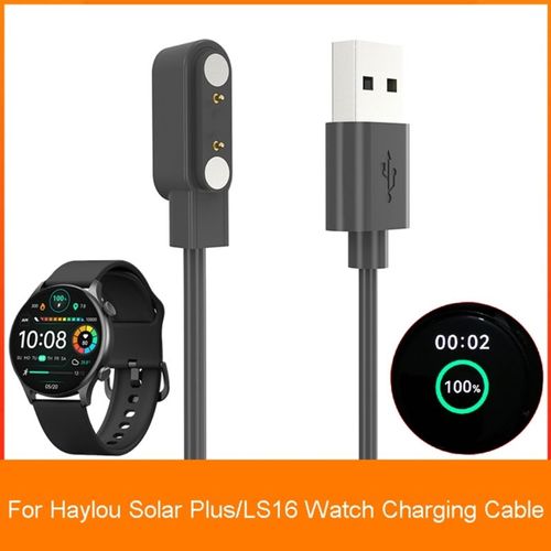 Support De Chargeur Magnétique, Adaptateur D'alimentation, Base Adaptée À La Montre Intelligente Solaire Plus/Ls16/Rt3, Câble De Chargement Usb