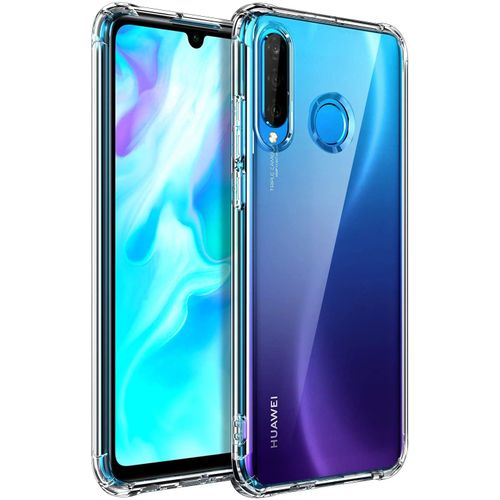 Coque Silicone Pour Huawei P30 Lite Etui De Protection Transparent Antichoc Avec Quatre Coins Renforces Little Boutik® Couleur :