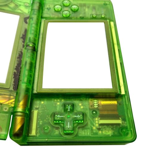Lentille D'écran Pour Nintendo Ds Lite, Coque De Boîtier De Remplacement Complète, Vert Clair