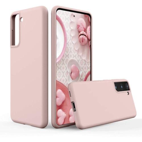 Coque Silicone Tpu Rose Pour Samsung Galaxy S21 5g Little Boutik® Couleur :