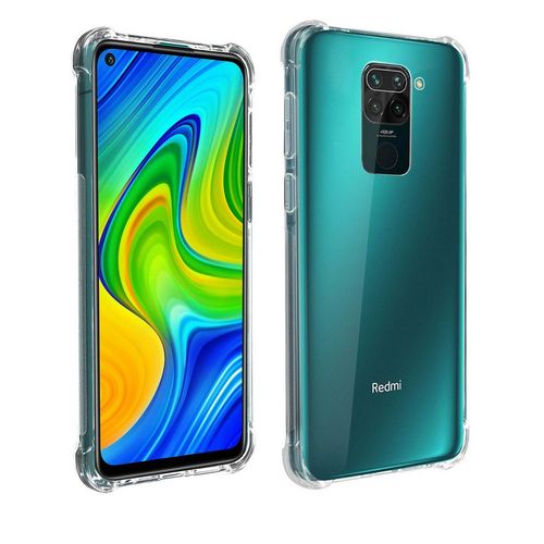 Coque Silicone Tpu Transparente Angles Renforces Pour Xiaomi Redmi Note 9 Little Boutik® Couleur :
