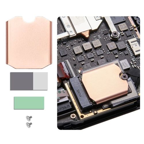 Dissipateur thermique. 2 2230 Disque dur, Plaque de dissipation thermique, Religieux de refroidissement