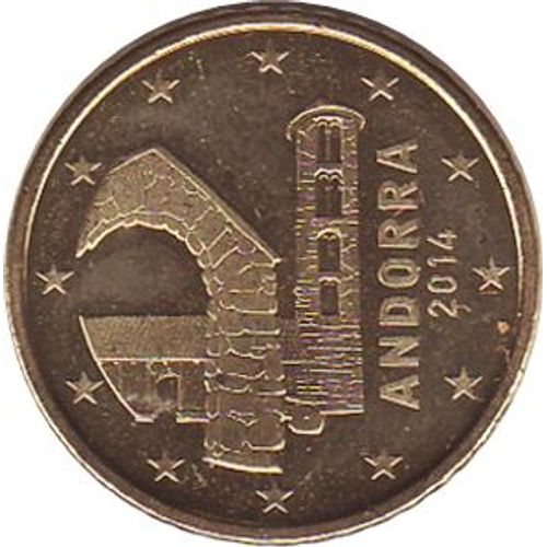 Pièce 50 Centimes Andorre 2017 Ou 2019