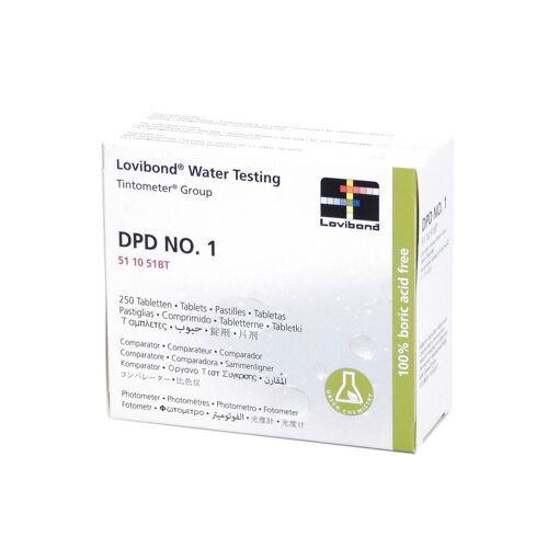 R&eacute;actif DPD1 (100 pastilles) testeur &eacute;lectronique Scuba - Lovibond