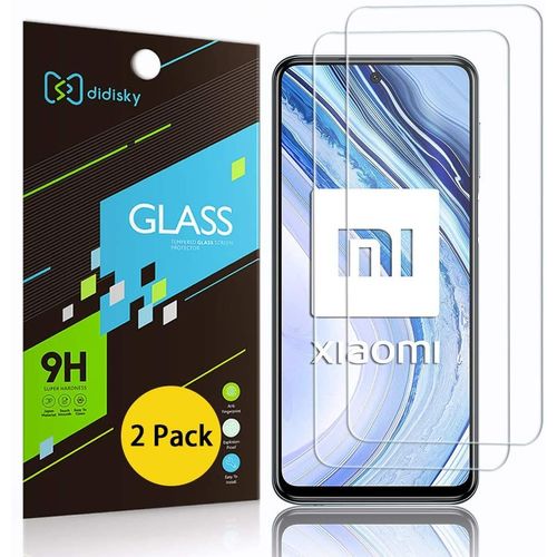 Xiaomi Redmi Note 9s Film De Protection D'écran Trempé, [Soft Touch] Facile À Nettoyer, Dureté 9h, Facile À Installer, [2 Unités]