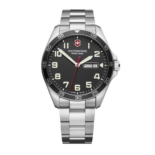 Montre Homme Victorinox Fieldforce, Boîtier Acier Inoxydable, Bracelet Acier Inoxydable - 42 Mm