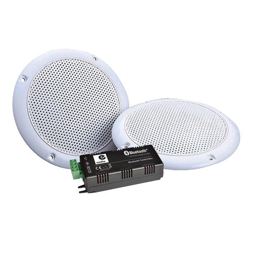 Haut-parleurs WATERPROOF Hifi 80W plafond encastrable amplifiée compatible Smartphone Google Home Bluetooth Amazon Alexa