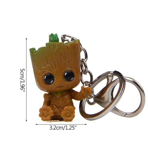 Fort Bien Bebe Groot Cles Chaine Arbre Homme Modele Gardiens Groot Poupee La Galaxie Decoration Figurine Enfant Dessin Anime Rakuten