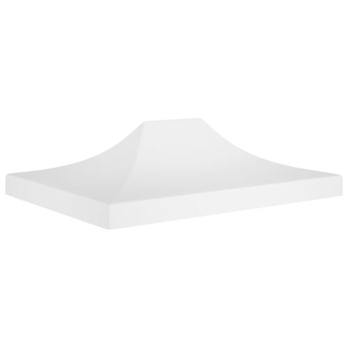 Vidaxl Toit De Tente De Réception 4,5x3 M Blanc 270 G/M²