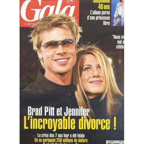 Gala N° 606 : Brad Pitt & Jennifer - Le Devorce / Kyo / Stéphanie À 40 Ans / Léonardo Di Caprio /