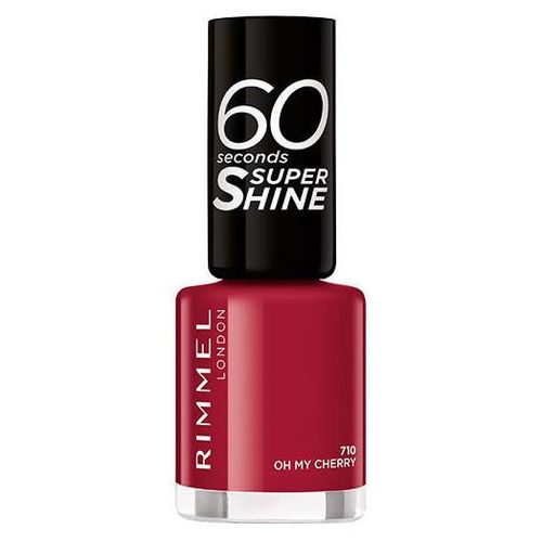 60 Seconds Super Shine #710-Oh My Cherry - Rimmel London - Crayon Blanc Pour Ongles 