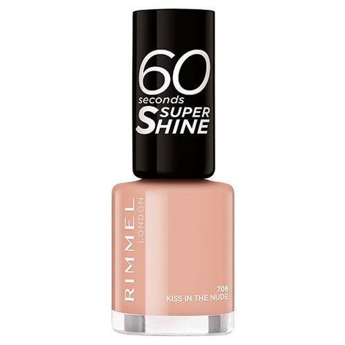 60 Seconds Super Shine #708-Kiss In The Nude - Rimmel London - Crayon Blanc Pour Ongles 