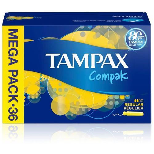 Tampax Compak Regular 2x18 Unités 
