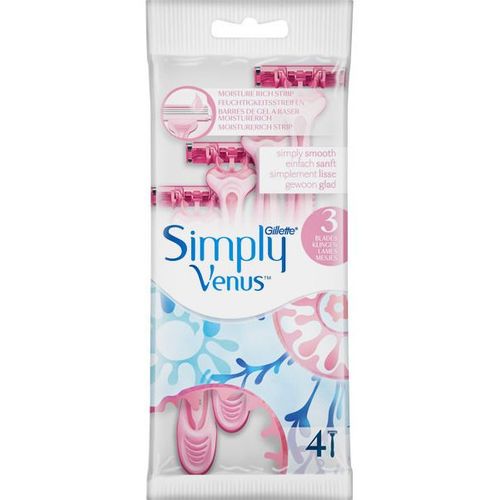 Gillette Simply Venus 3 Rasoir 4 Unités 
