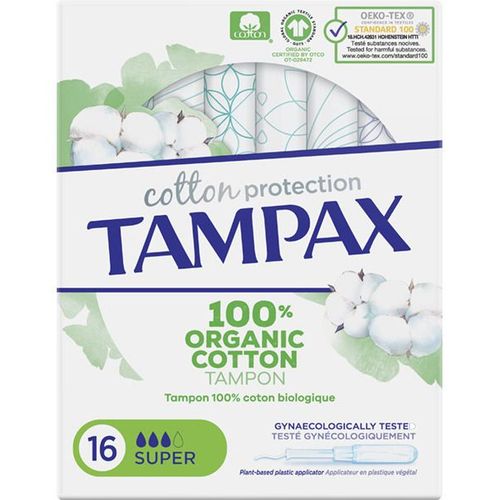 Tampax Organic Super Tampon 16 Unités 