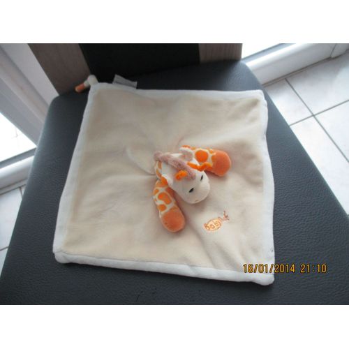 Doudou Plat Girafe Baby Nat