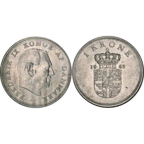 Danemark - 1963 - 1 Krone - Sup - V149