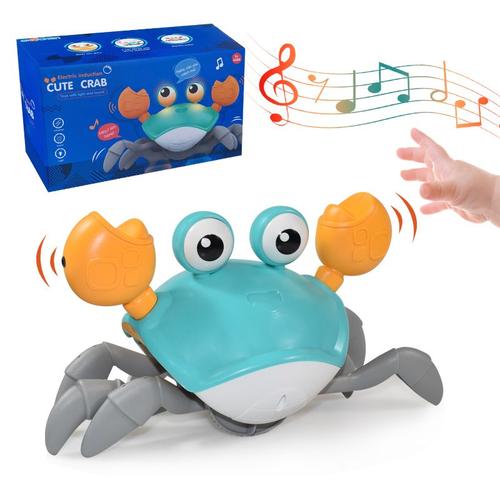 Jouet À Induction Pour Enfant, Crabe, Pieuvre, Ramper, Électronique, Animaux De Compagnie, Musique, Éducatif, En Mouvement, Cadeau De Noël