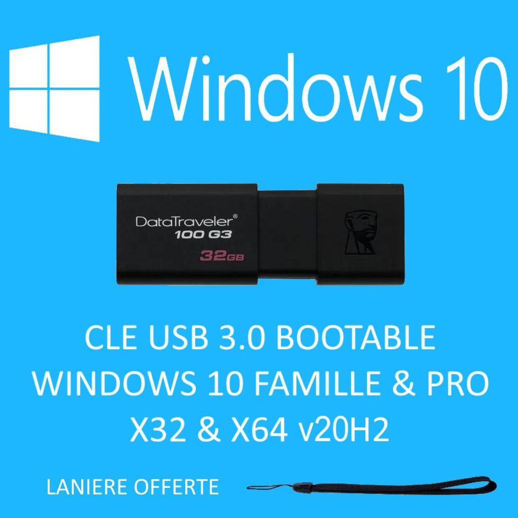 Cle USB 32GO Windows bootable 