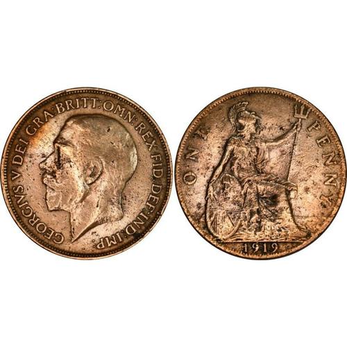 Royaume-Uni - 1919 - 1 Penny - George V - V146