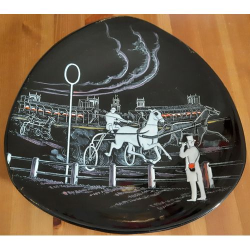 Assiette Émaux Longwy