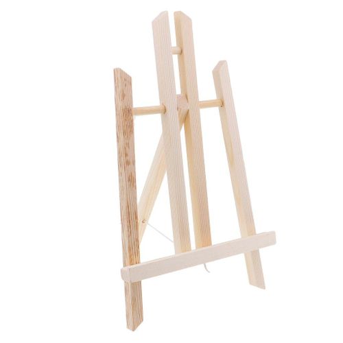 Support D'affichage De Chevalet De Table Pliable En Bois, Convient À La Peinture D'artiste