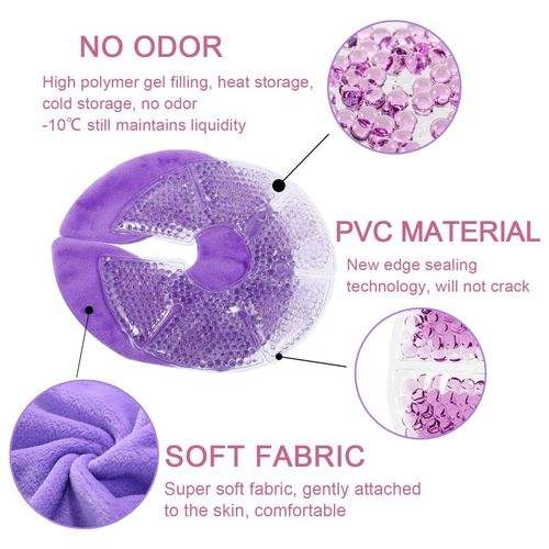 Coussin De Thérapie Du Sein Perle Gel De Glace Pack Masseur Chaud Froid Pour L'allaitement Mère Problème De Sein Relaxation