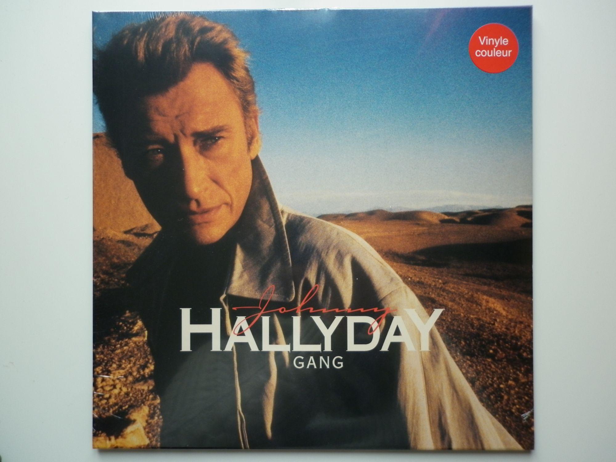 Johnny Hallyday 33Tours vinyle Gang Vinyle Couleur Rouge