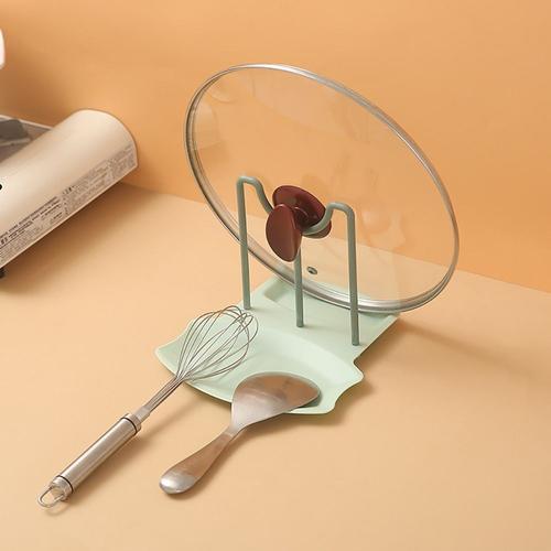 orange Repose-cuillère pour ustensiles de cuisine spatule de cuisine support de couvercle support de cuillère 
