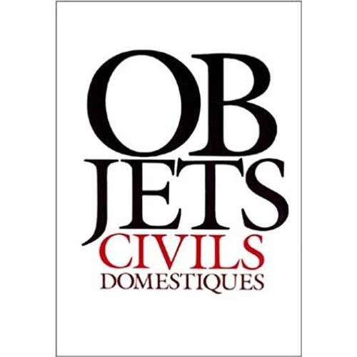 Principes D'analyse Scientifique Objets Civils Domestiques: Vocabulaire