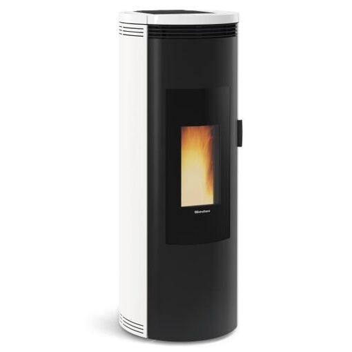 1283501-POELE A GRANULES ETANCHE-8KW-A+-FLAMME VERTE 7*-CSTB-FOYER ...