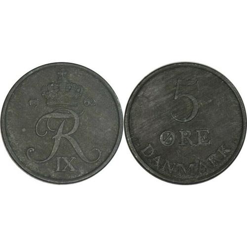 Danemark - 962 - 5 Ore - Zinc - Superbe - V124