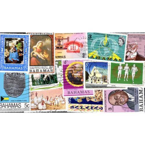 Bahamas 200 Timbres Différents