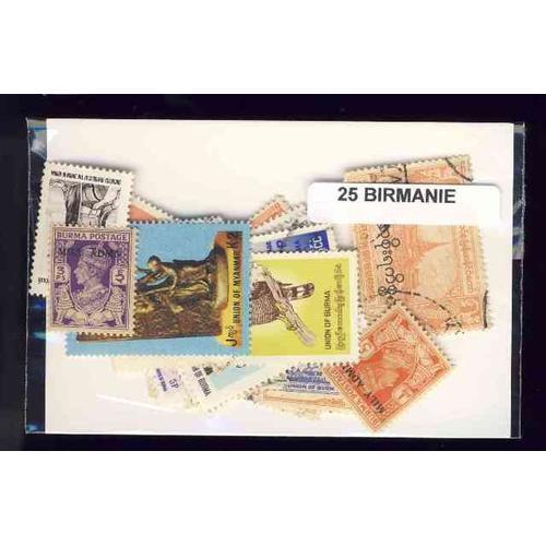 Birmanie 25 Timbres Différents