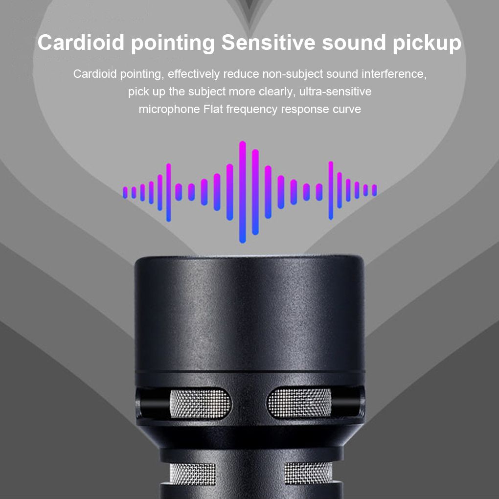 SAIREN-Microphone  condensateur pour appareil photo 3, 5mm,...