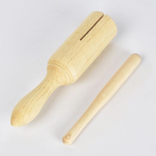 Jouet Musical En Bois Pour Enfants, Tube Sonore, Petit Anneau À Filetage Unique, Persch, Intervalles, Croak, Baril De Grenouille