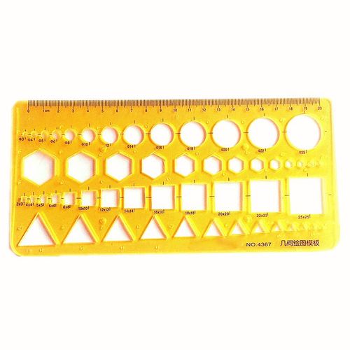 Règle De Mesure En Résine K, Modèle Géométrique, Carré De Vache, Triangle