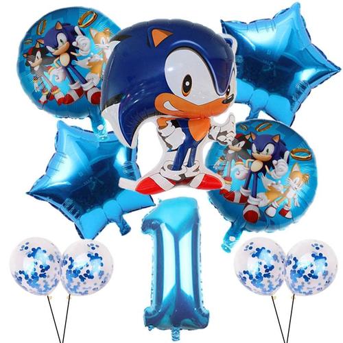 Fournitures de fête Sonic pour l'anniversaire des enfants