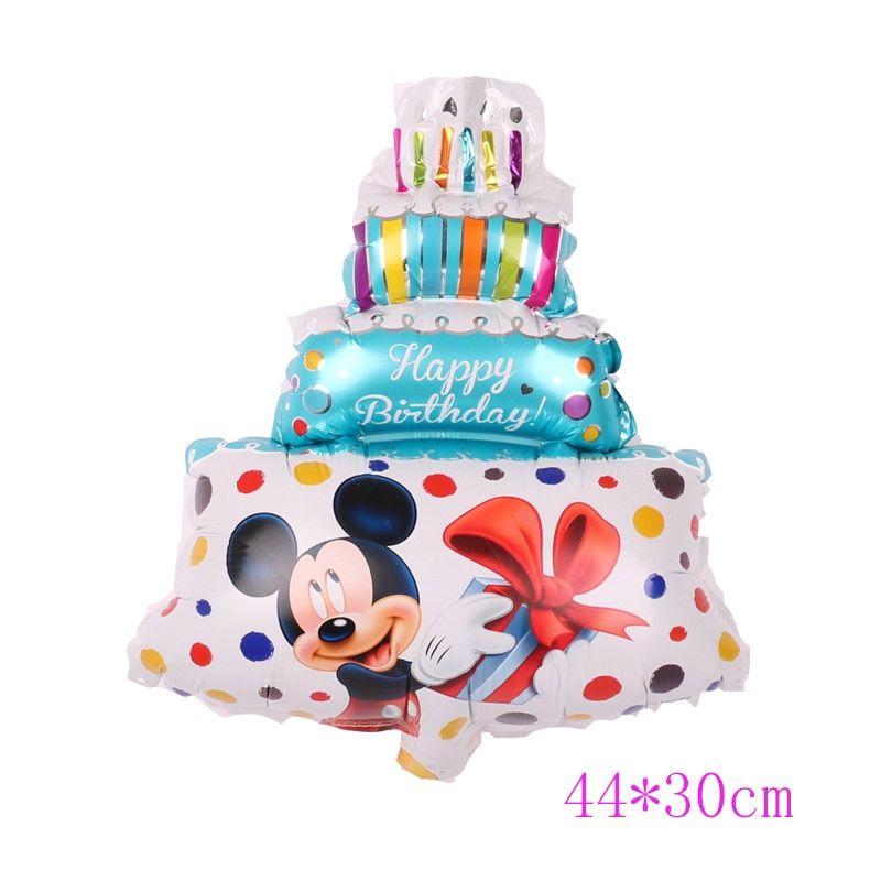 112cm Geant Mickey Minnie Mouse Ballon Dessin Anime Feuille Fete D Anniversaire Ballon Enfants Fete D Anniversaire Decorations Enfants Cadeau 1pc Rakuten