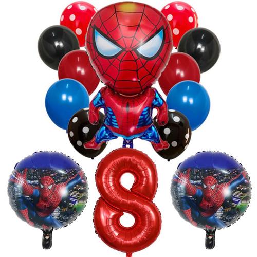 14 pièces Spiderman Captain America iron Man ballon rond bébé