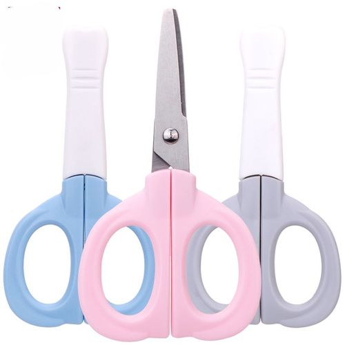 Juste De Protection Créative Éléphant Antarctique Pour Enfants, Coupe-Papier, Couteau, Tête Ronde, Ciseaux, Utilitaire, Opaque, Cadeaux, 1 Pièce