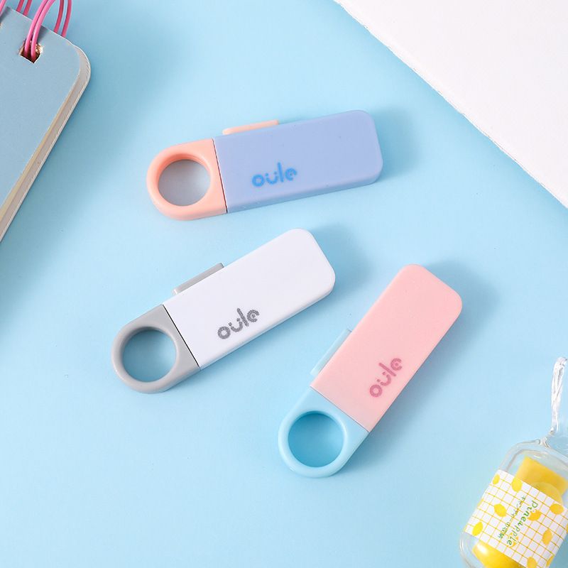 Mini Couteau Utilitaire Portable Mignon, Forme De Disque Fla... - 2