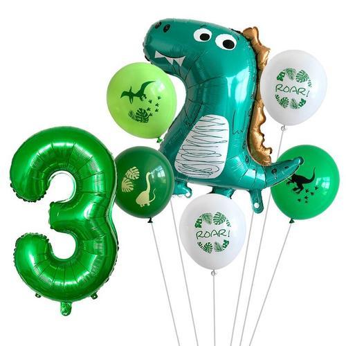 Ballon Numéro 6 Ans Vert Feuille Ballon Anniversaire Décoration Numéro  Ballons