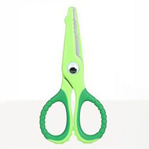 Ciseaux De Sécurité À Tête Ronde En Acier Inoxydable, Coupe-Papier, Couteau De Dessin Animé, Outils D'art Faits À La Main, Scrapbooking Bricolage, 1 Pièce