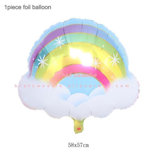 Ballons Anniversaire Licorne & Rainbow