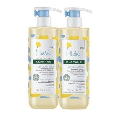 Klorane Bebe Gel Limpiador Suave Duo 