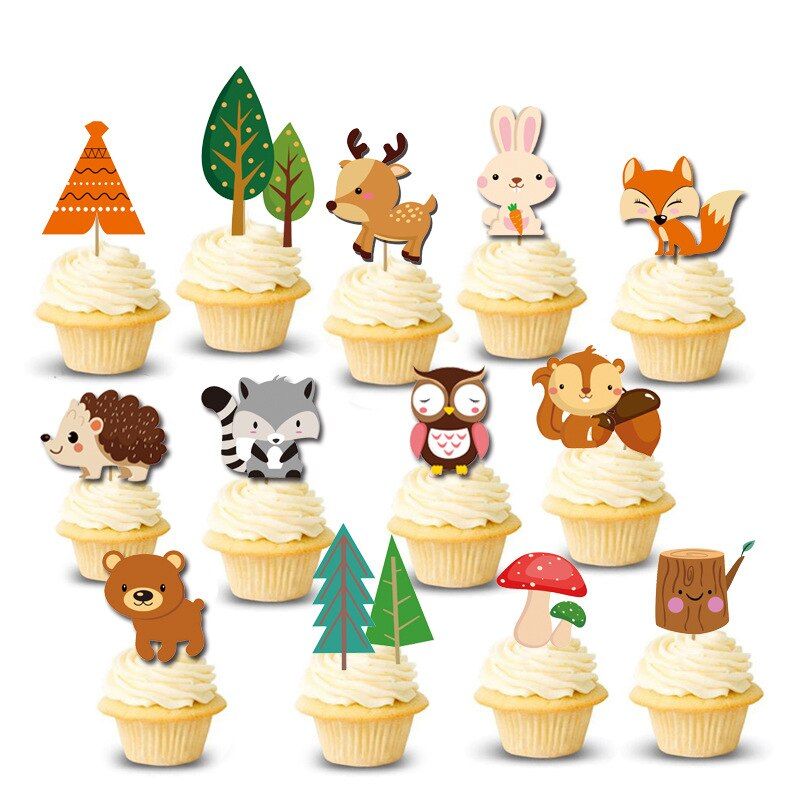 1 Ensemble De Ballons A Theme Animaux De La Jungle Decoration De Fete A Theme Banniere Pour Joyeux Anniversaire Animaux De La Foret Decoration De Gateau Pour Reception Prenatale Jouet Pour Enfants S02 15pcs