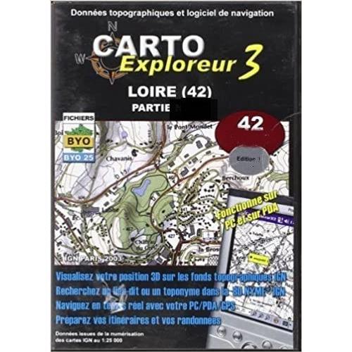 Carto Exploreur 3 - Loire 42 ( Partie Sud )