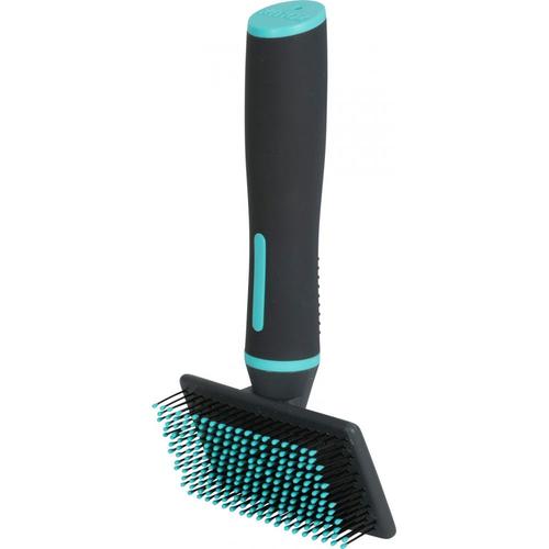 Zolux-Brosse Slicker ? Picot Doux Taille M, 8 X 4.2 X 17.5 Cm. Gamme Anah. Pour Chiens-Zo-470804