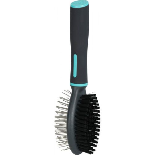 Zolux-Brosse Double Taille S, 5.5 X 5.7 X 22 Cm. Gamme Anah. Pour Chiens.-Zo-470815
